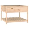 vidaXL Sadilica s policom 111,5x111,5x81 cm od masivne borovine