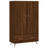 vidaXL Visoka komoda smeđa boja hrasta 69,5x31x115cm konstruirano drvo
