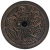 vidaXL Stalak za Suncobran od Smole Okrugli Boja Bronce 9 kg