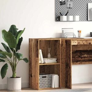 vidaXL Regal za knjige boja starog drva 40x30x77 cm konstruirano drvo