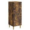 vidaXL Kreveta Dimljeni hrast 33 x 34,5 x 90 cm Konstruirano drvo