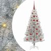 vidaXL Božićno drvce Srebrno 120 cm PET