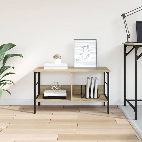 vidaXL Polica Sonoma hrast 82 x 32 x 47 cm Konstruirano drvo