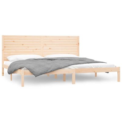 vidaXL Okvir za krevet od masivnog drva 200 x 200 cm