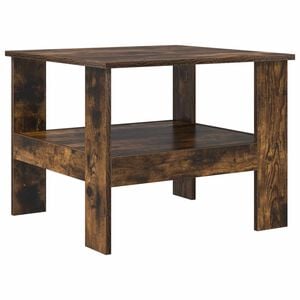 vidaXL Kava Stol Dimljeni hrast 57 x 55 x 45 cm Konstruirano drvo