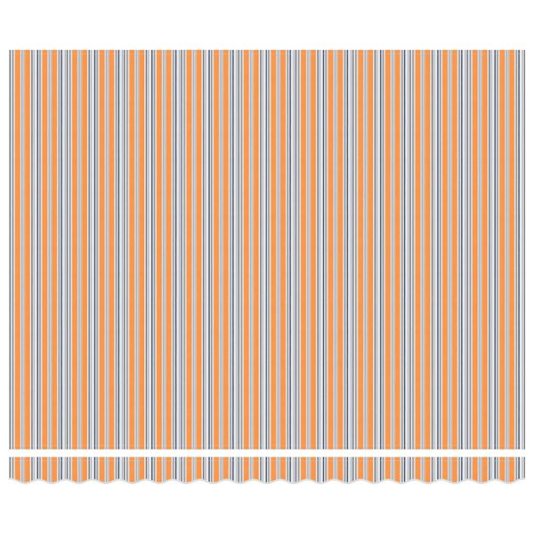 vidaXL Skrovita tenda Plava i Narančasta 400 &times; 300 cm