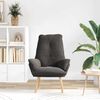 vidaXL fotelja Tamno siva 69 x 74 x 93 cm Sherpa Tkanina