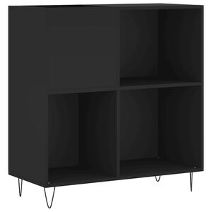 vidaXL Ormarić za ploče crni 84,5 x 38 x 89 cm od konstruiranog drva