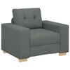 vidaXL Sofa fotelja tamno siva 100x78x80 cm tkanina