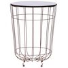 287664 vidaXL Coffee Table Gold &Oslash; 40 cm
