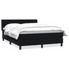 vidaXL Box spring krevet s madracem crni 160x210 cm bar&scaron;unasti