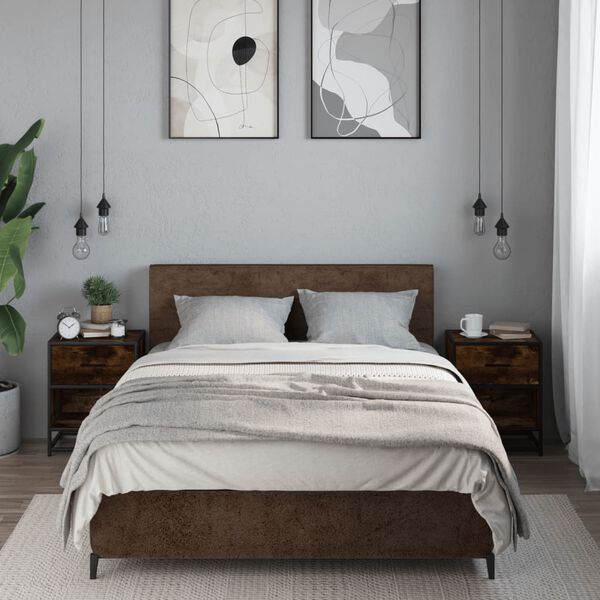 vidaXL Noćni ormarići 2 kom boja hrasta 40x31x50 cm konstruirano drvo