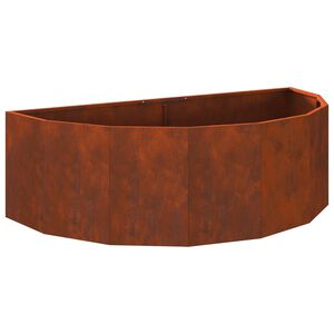 vidaXL Sadilica Rđa 120 x 60 x 35 cm Čelik otporan na vremenske uvjete