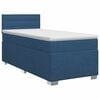 vidaXL Boxspring krevet s madracem Plava 100 x 200 cm Tkanina