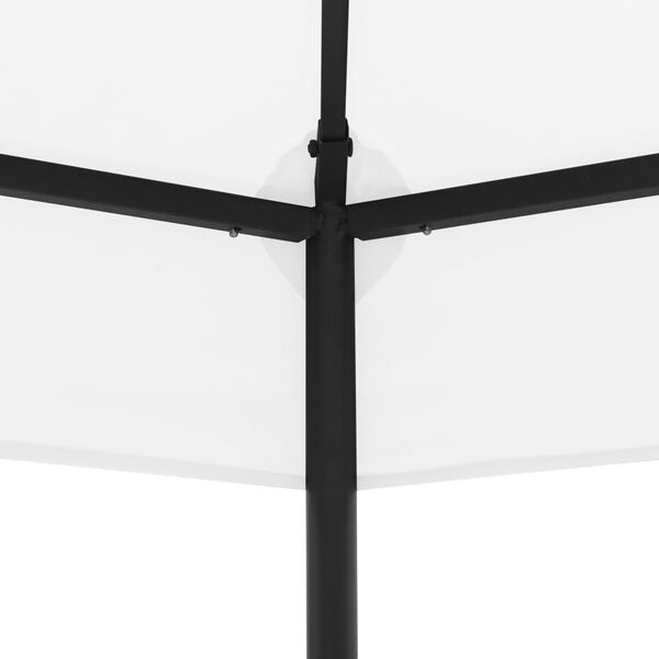 vidaXL Vrtna sjenica 323 x 275 x 265 cm bijela 180 g/m²