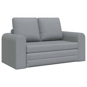 vidaXL Krevet na razvlačenje Svijetlo siva 148 x 71 x 83 cm tkanina
