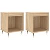 vidaXL Noćni ormarići 2 kom boja hrasta 40x35x50 cm konstruirano drvo