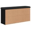 vidaXL Klupa za cipele crna 102 x 32 x 50 cm od konstruiranog drva