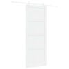 vidaXL Klizna vrata 93 x 232 cm Konstruirano drvo Bijela