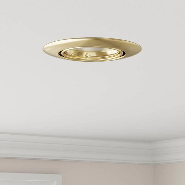 vidaXL Reflektor 6 pcs Zlatno 9 x 9 x 2.5 cm Metal