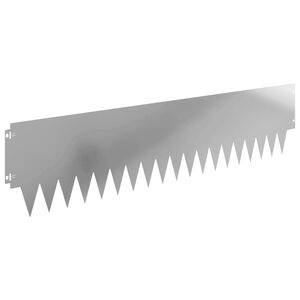 vidaXL Ograda oko Travnjaka 20 pcs metal