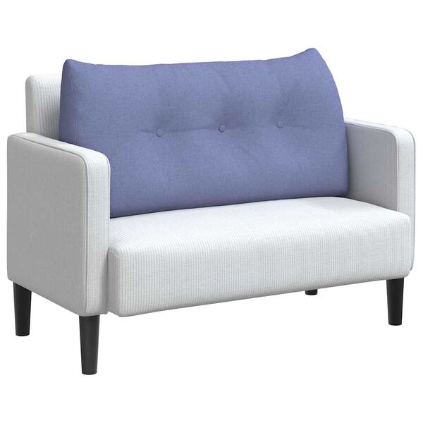 vidaXL Jastuk za leđa Traper plava 100 x 24 x 50 cm tkanina