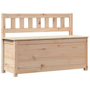 vidaXL Klupa 110 x 41 x 76,5 cm od masivne borovine