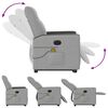 vidaXL Električni masažni naslonjač na podizanje tkanina oblačnosivi