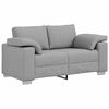 vidaXL Sofa 3 pcs Oblačnosiva Platnasta tkanina