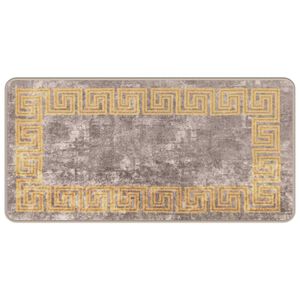 vidaXL Traka za tepih MARSA Siva 50 x 100 cm Poliester i PVC