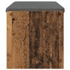 vidaXL Klupa za hodnik s jastukom Staro drvo 83 x 38 x 40 cm