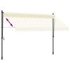 vidaXL Tenda na uvlačenje krem 300 x 150 cm od tkanine i čelika