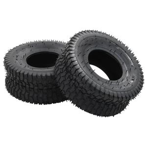 vidaXL 4-dijelni set guma za kolica i zračnica 15 x 6.00-6 4PR gumeni
