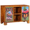 vidaXL Komoda Vi&scaron;ebojna 90x35x60 puno drvo bagrem