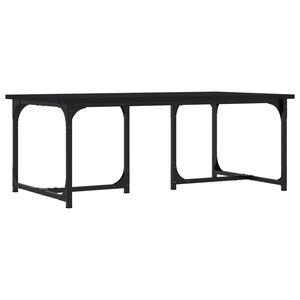 vidaXL Stolić za kavu crni 90x50x35 cm od konstruiranog drva