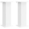 vidaXL Stalak za biljke 2 pcs Bijela 30,5 x 30 x 80,5 cm