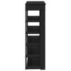vidaXL Stalak za cipele crni 80x30x98 cm od konstruiranog drva