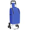 vidaXL Kolica za kupovinu Plava 39,5 x 33 x 93 cm Oxford tkanina