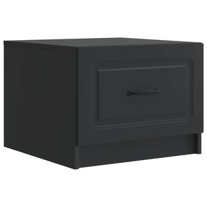 vidaXL Kava Stol Crna 49 x 50 x 37 cm Konstruirano drvo