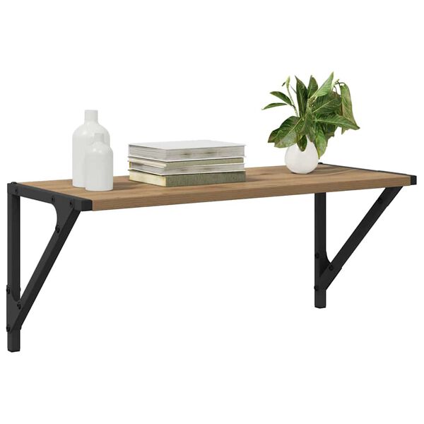 vidaXL Police na zidu Zidne 2 pcs Umjetnički hrast 60 x 25 x 25,5 cm