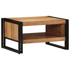vidaXL Stol za kavu 70x50x38 cm puno drvo bagrem