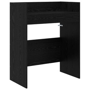 vidaXL DJ stol Crni hrast 82 x 45 x 102 cm Konstruirano drvo