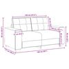 vidaXL Sofa 3 pcs Tamnozelena 221 x 80 x 80 cm Platnasta tkanina