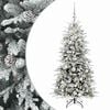 vidaXL Umjetno božićno drvce s kuglicom 120 cm 150 LED lampica