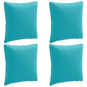 vidaXL Jastučići za leđa (4 kom) PUTTEN 4 pcs 100% poliester Tirkizna