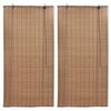 vidaXL Rolete od bambusa 2 kom 100 x 160 cm smeđe