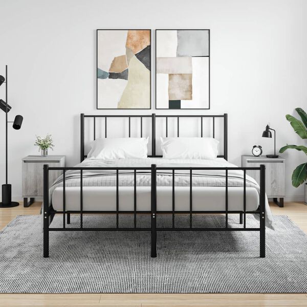 vidaXL Noćni ormarići 2 kom boja hrasta 40x30x50 cm konstruirano drvo