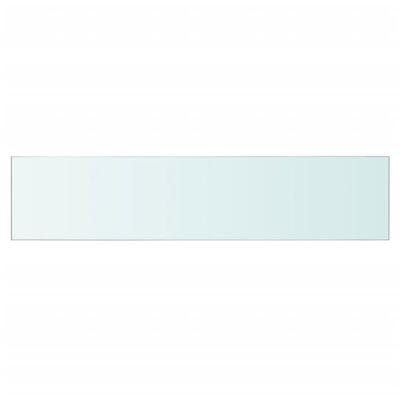 vidaXL Ploča za police staklo prozirna 60 x 12 cm