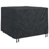 vidaXL Pokrov za namje&scaron;taj Crna 135 x 135 x 90 cm 420D Oxford tkanina