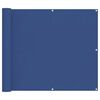 vidaXL Balcony ekran 100 x 700 cm Oxford tkanina Pravokutni Plava